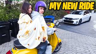 Lacy Gives Darla A Ride On His New Motorcycle