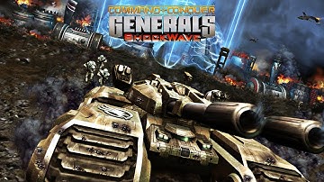 USA Mammoth Tank vs China Infantry (SHOCKWAVE REMASTERED 2023) C&C Generals ZH