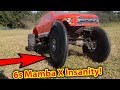 CRASH!! 6s 3800kv Castle insanity in Traxxas TRX-4 60mph 'Crawler' Challenge