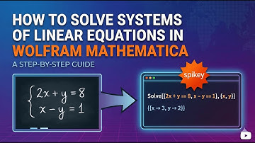 How to solve systems of linear equation in wolfram mathematica