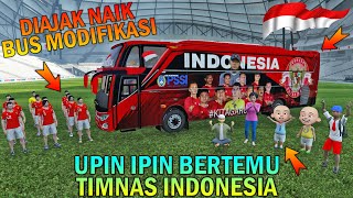 UPIN IPIN BERTEMU TIMNAS INDONESIA, DIAJAK NAIK BUS MODIFIKASI KEREN..!! - GTA 5 BOCIL SULTAN