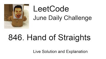 Daily Leetcode #1528: Jun 06, 2024 - 846. Hand of Straights