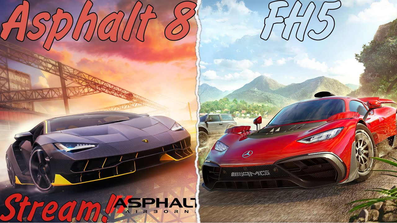 Forza Horizon 5 / Asphalt 8 Stream 2023 | Windows 10 - YouTube