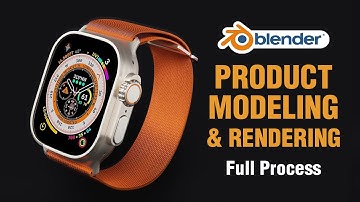 3D Product Modeling & Rendering | Blender | Apple Watch | Full Process