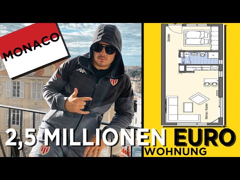 2,5 MILLIONEN EURO für 60 Quadratmeter (KEIN FAKE) Monaco Room Tour | EP9