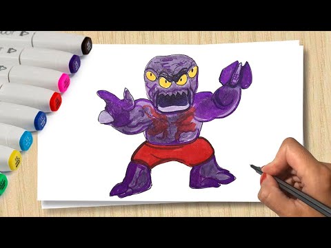 Как нарисовать Рэдбек Паук Гуджитсу / Heroes of Goo Jit Zu - YouTube