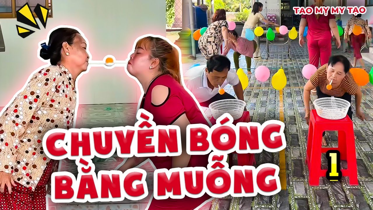 Chuyền Bóng Bằng Muỗng - Thử Thách Chống Chỉ Định Với Người Hậu Đậu | Tao Mỵ My Tạo