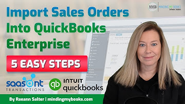 Import Sales Orders into QuickBooks Enterprise using SaasAnt: 5 Easy Steps