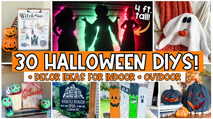 30 Halloween DIYs You'll Want to Steal for Your Own Home! | DIY Outdoor Halloween Decorations