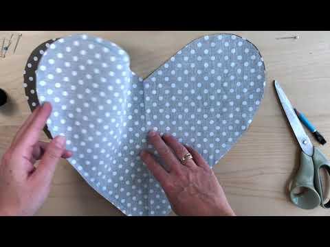 Vidéo: Comment Coudre Un Oreiller En Forme De Coeur