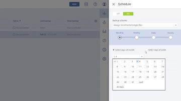 Acronis Backup 12 Demo Video: Backup Schedule Options