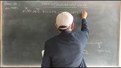 Class-8, Maths, Lesson-10(Quadrilateral) Ex-10E, Q-1 to 5.