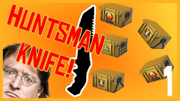 CS-GO: Crate Unboxing:: STAINED HUNTSMAN!!! #1