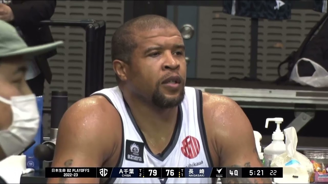 【Bリーグ】長崎ヴェルカ　ジェフ・ギブス　ディスクォリファイングファウル