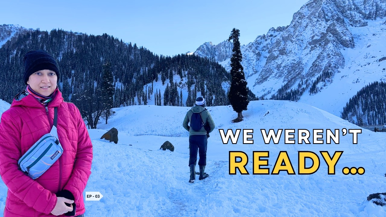 Our First Snow Experience in Sonamarg… We Weren’t Ready!