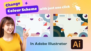 Change color scheme with just one click! | Adobe Illustrator Tutorial | Beginners |