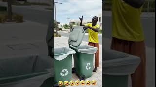 Very Funny Trash Can Exibition - Try Not To Laugh