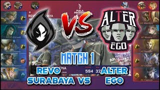 REVO VS ALTER EGO Match 1 Piala Presiden 2019 Grand Final | Mobile Legends