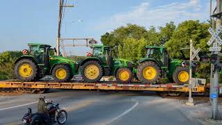 58 John Deere Tractors Coming Out Of The Enola Yard At Wormleysburg Pa. 7/16/2023