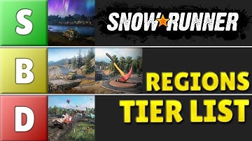 SnowRunner Regions Tier List