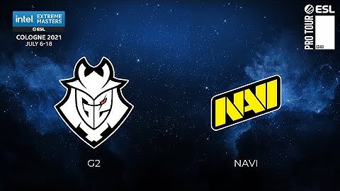 G2 vs NaVi | Map 1 Dust2 | IEM Cologne 2021