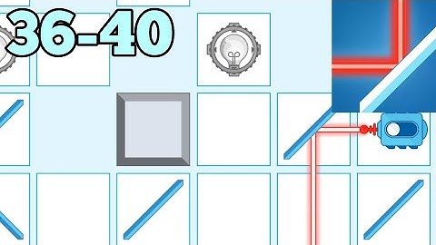 Laser Puzzle - Logic Game Level 36 37 38 39 40 3-Star Android Walkthrough