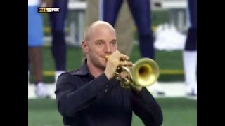 Adam Rapa plays the first National Anthem at Cowboys Stadium (2009)