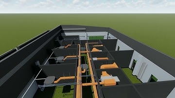 HVAC Revit modeling & lumion rendering