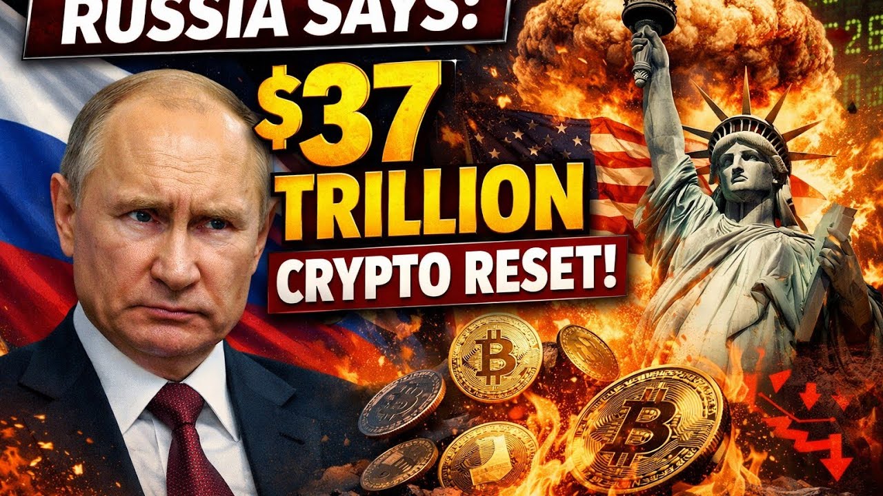 Russia says the US is planning a $37 trillion crypto reset.
