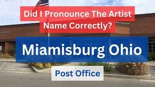 Miamisburg Ohio Post Office Wood Carving.