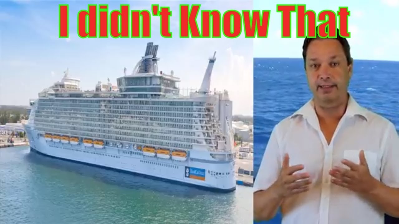 10 Things I Wish I Knew About Royal Caribbean Youtube Royal Caribbean How To Book A Cruise Royal Caribbean Cruise