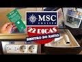 22 DICAS DENTRO DO NAVIO MSC | TOMADAS, BANHEIRO, TV, SECADOR E MAIS...