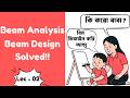 RCC Lecture 2 | Beam Analysis & Design Problems Solved (WSD & USD)