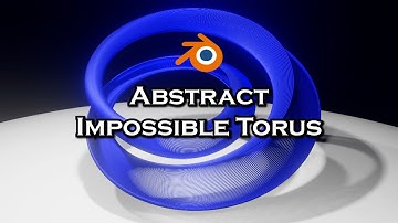Abstract Torus Knots Loop - Blender Tutorial
