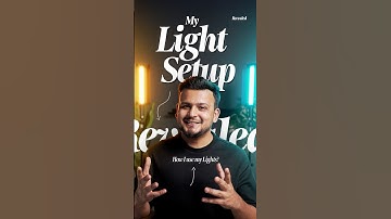 An Easy Lighting Setup For Your Videos | Content Creator Lightning Setup #light #setup #filmmaking