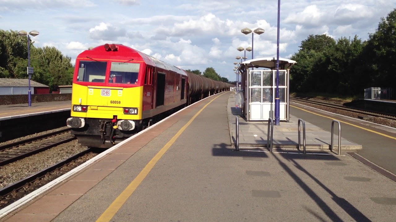 Freight Train West Drayton Station London YouTube