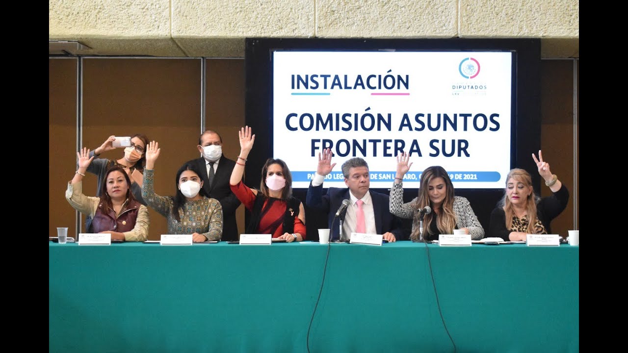 Reunión de instalación de la Comisión de Asuntos Frontera Sur - YouTube