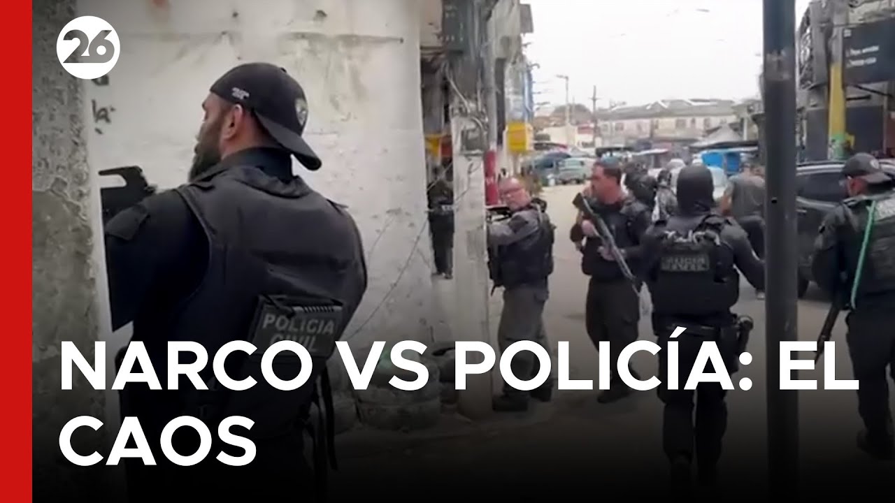 🚨 AHORA - BRASIL | Terror en Río de Janeiro bajo la amenaza del Comando Vermelho