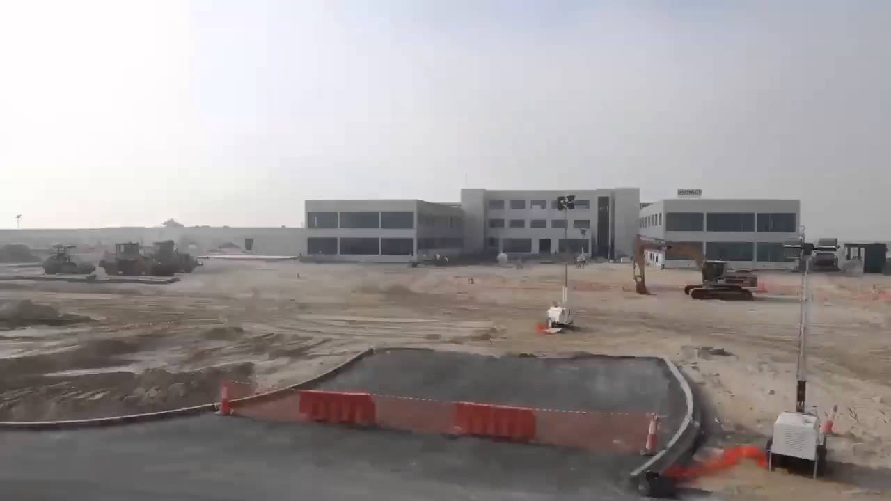 Time lapse of Dubai EXPO 2020 Headquarters construction