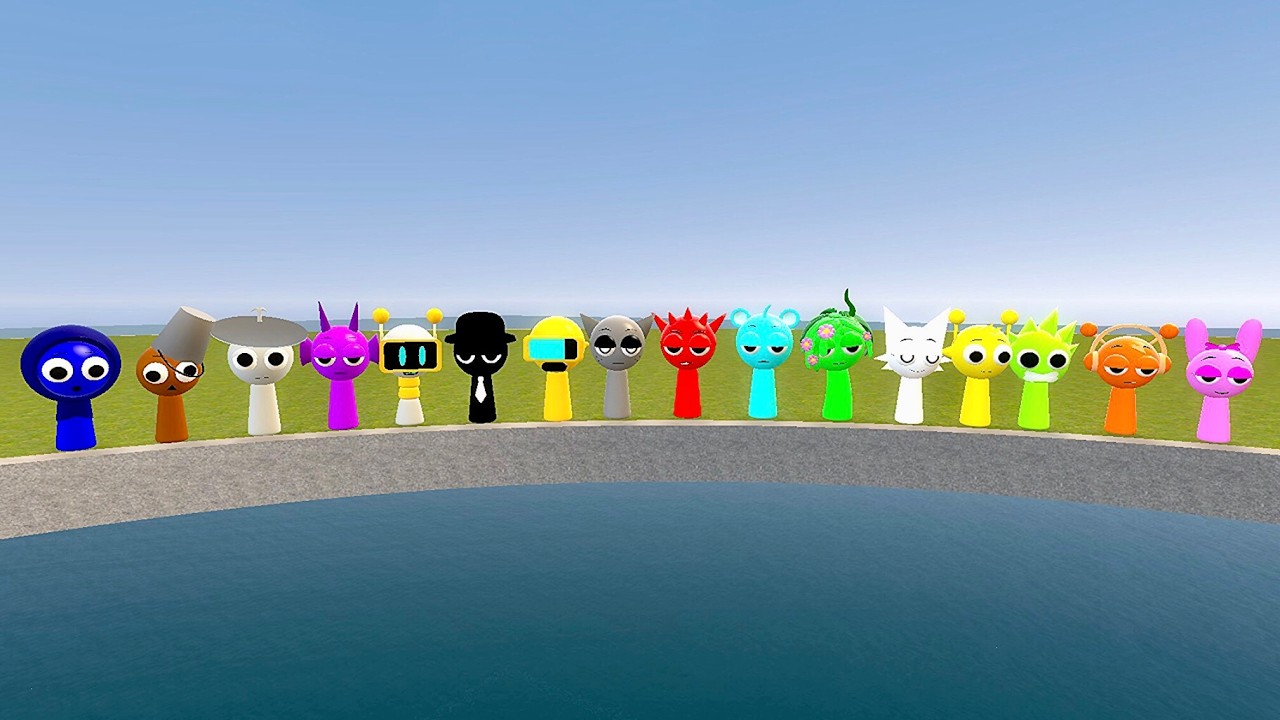 I FOUND ALL SPRUNKI PINKI, JEVIN, OREN IN AIRPORT13! IN GMOD !