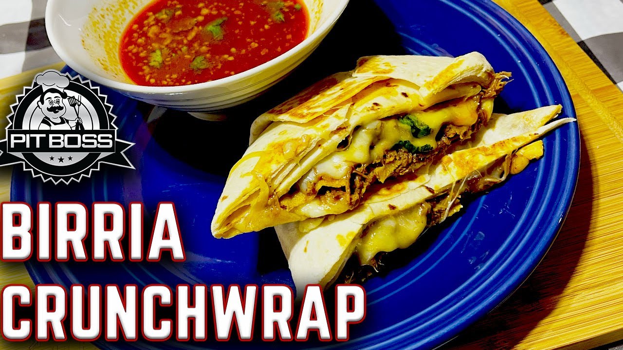 HOW TO MAKE THE BEST CRUNCHWRAPS ON FLAT TOP GRILL WITH BIRRIA! PIT  ULTIMATE 5 BURNER GRIDDLE COOK! - YouTube