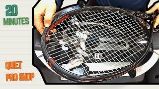 The Most Satisfying Racquet Stringing Session 20 Minutes of Pure ASMR