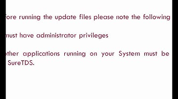 suretds-update-TDS-software-download-updates-manually.avi