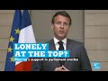 Lonely at the top? Macron's support in parliament erodes