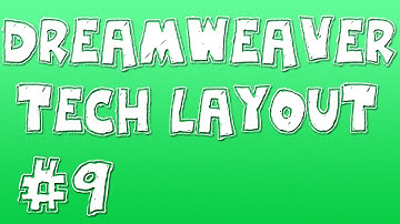 DREAMWEAVER TECH LAYOUT #9 - Main Articles