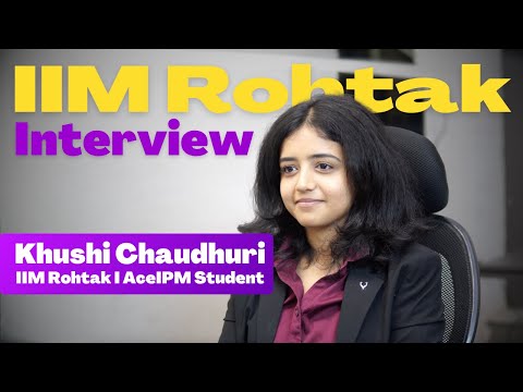IIM Rohtak ACTUAL IPM Interview | Science Stream | How to Crack an IIM Interview? - video from AceIPM