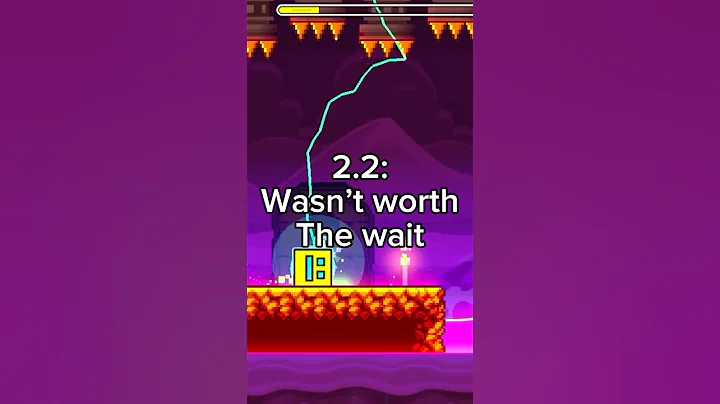 Every geometry dash update in 5 words or less! #geometrydash #gd