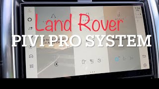 Land Rover PIVI PRO Central Console guide 2022| Manda Drives |