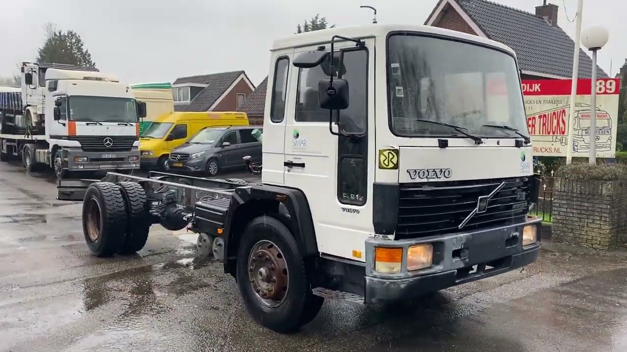 Volvo FL6 18 4X2 Chassis FULL STEEL Suspension manual gearbox
