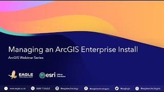 Managing an ArcGIS Enterprise install screenshot 3